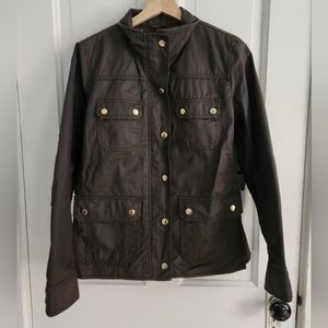 J Crew Downtown Field Jacket Small, Mossy Green, EUC!